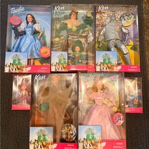Barbie Wizard of Oz Doll Collection - Blue, Green, Silver, Pink